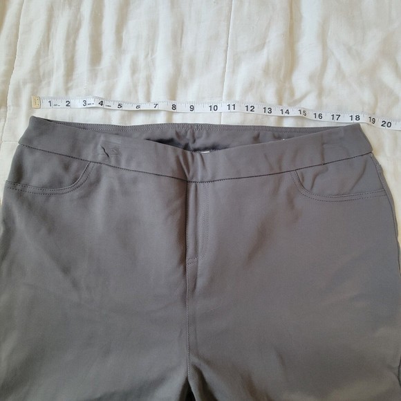Soft Surroundings Womens Tapered Leg Straight Chino Pants Gray Size XL Office - Picture 6 of 8